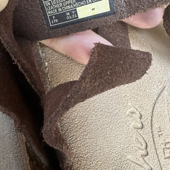 Skechers Women's Arch Fit Comfort Strap Sandals Brown Leather Sz 10 NEW!! - Picture 5 of 9